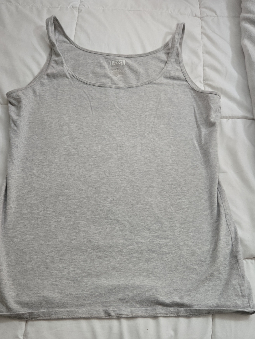 Duluth Trading Co Light Heather Gray Women's Tank